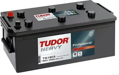 Tudor Heavy Professional 190 А/ч прямая конус стандарт (513x223x223)